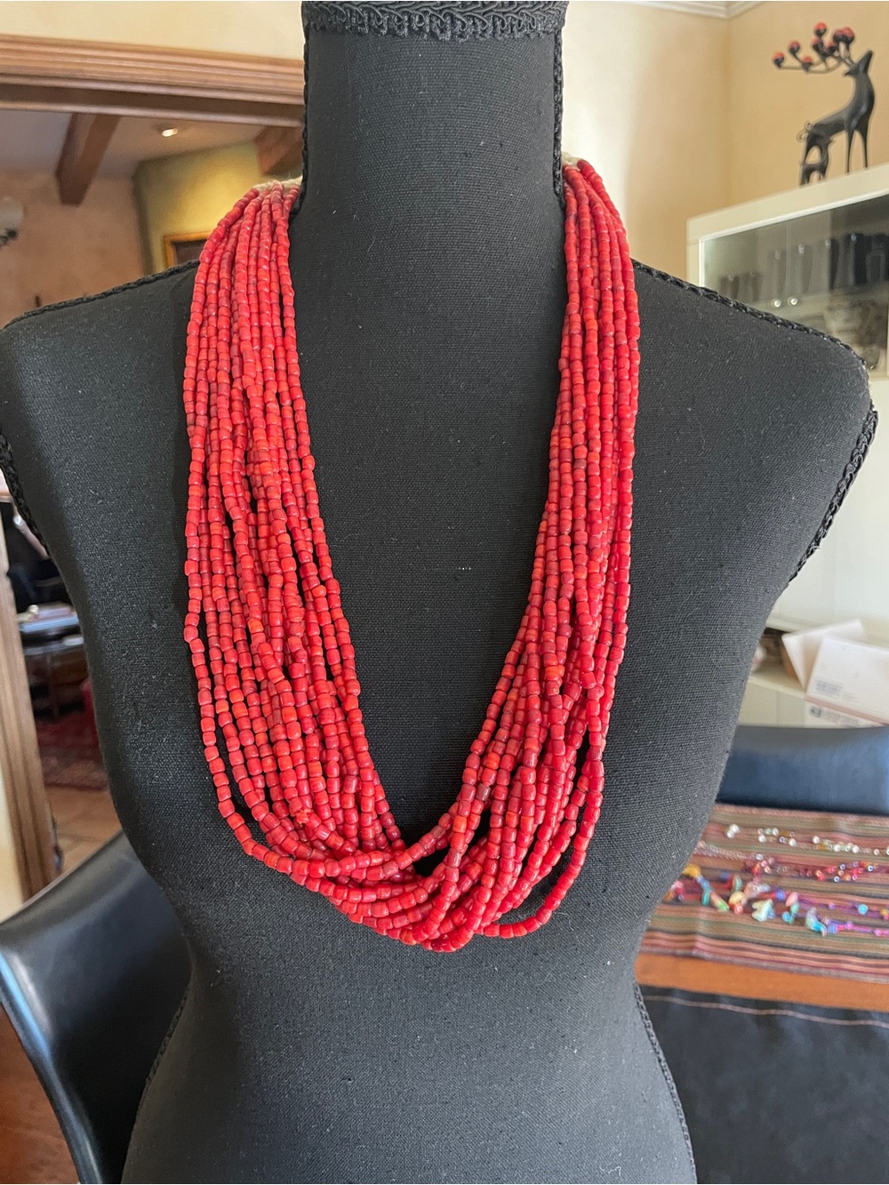 Vintage coral necklace